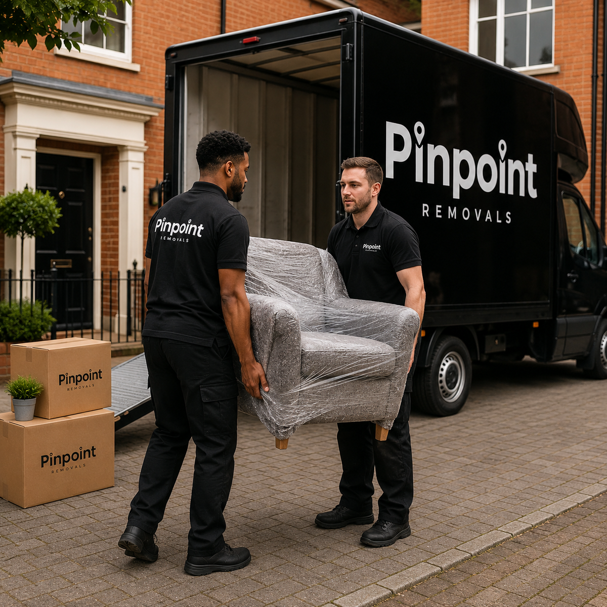 Professional removals company in Birmingham with Pinpoint Removals