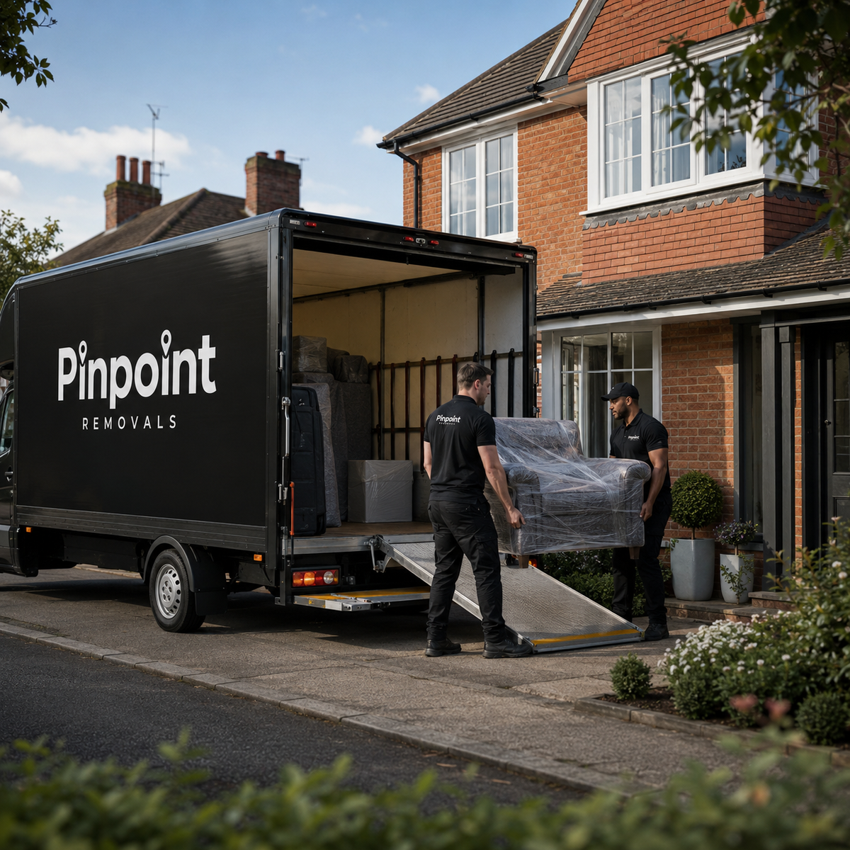 Professional removals company in Bromsgrove with Pinpoint Removals