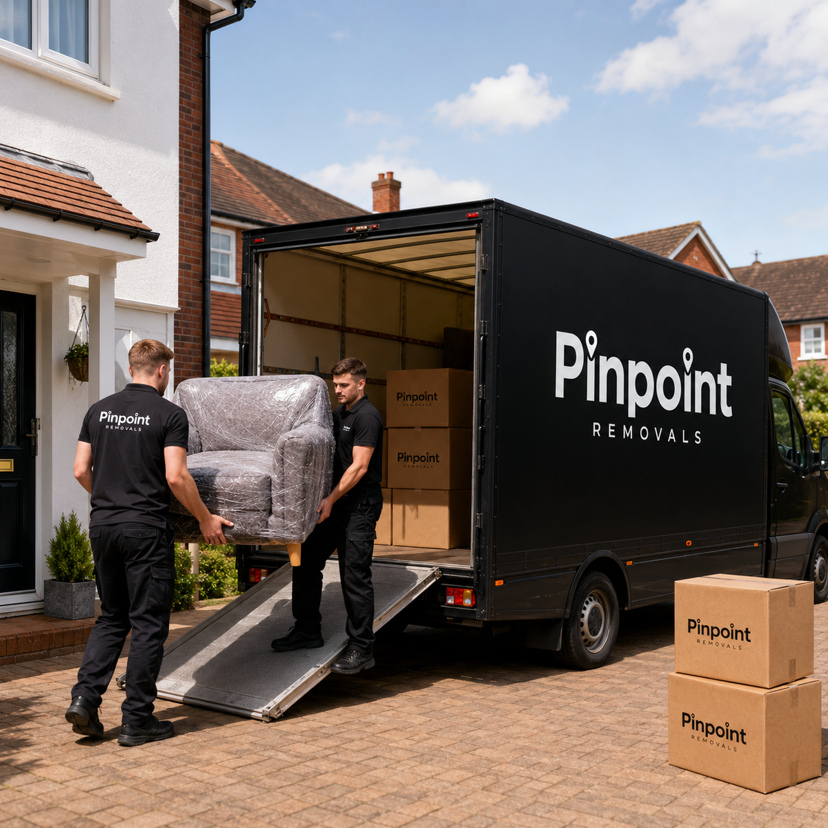 Professional removals company in Brierley Hill with Pinpoint Removals