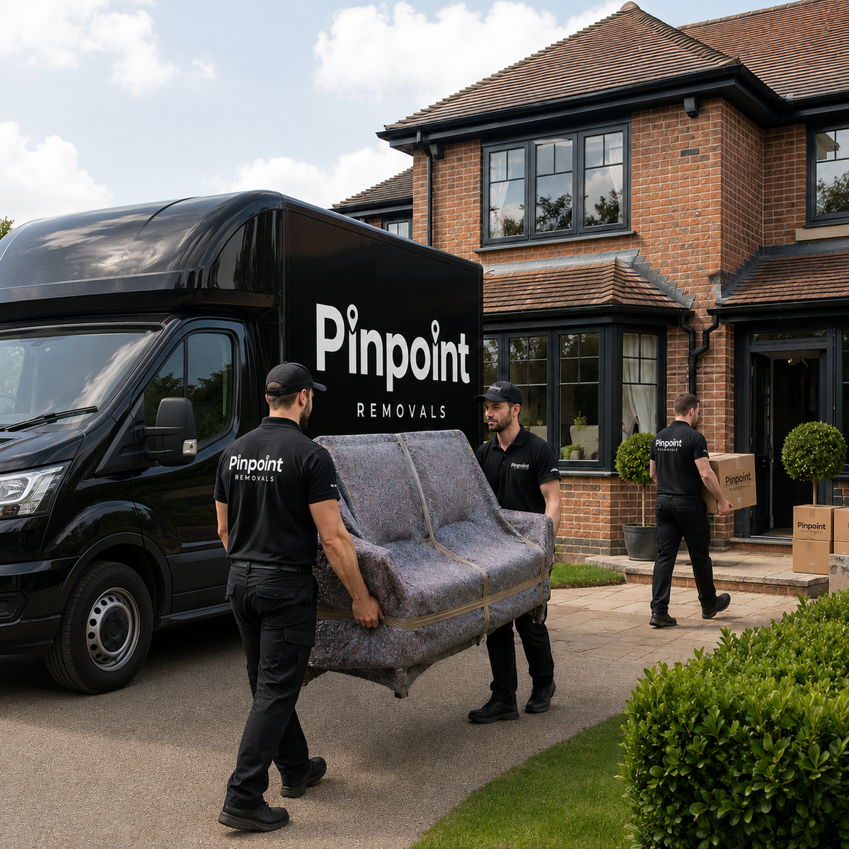 Professional removals company in Dudley with Pinpoint Removals